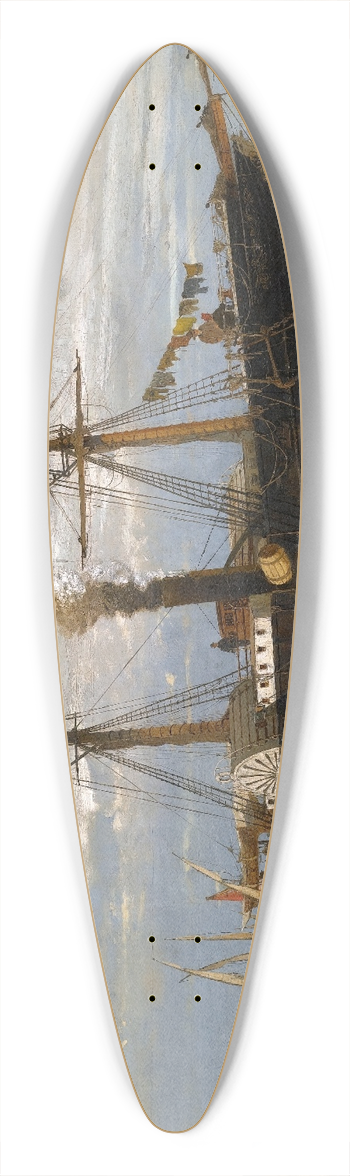 Constantinos Volanakis - The Departure 39.3 inch art pintail longboard deck