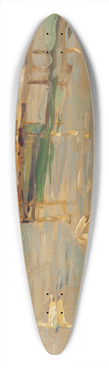 Constantin Westchiloff - Landscape. 39.3 inch art pintail longboard deck