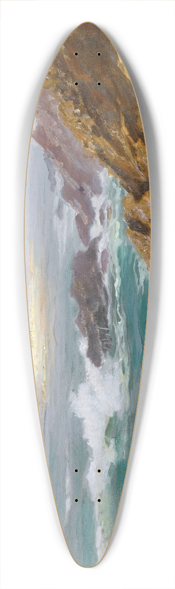 Constantin Westchiloff - Seascape 39.3 inch art pintail longboard deck