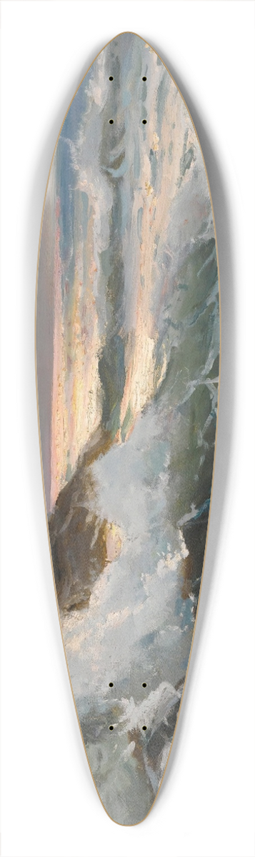 Constantin Westchiloff - Seascape 39.3 inch art pintail longboard deck