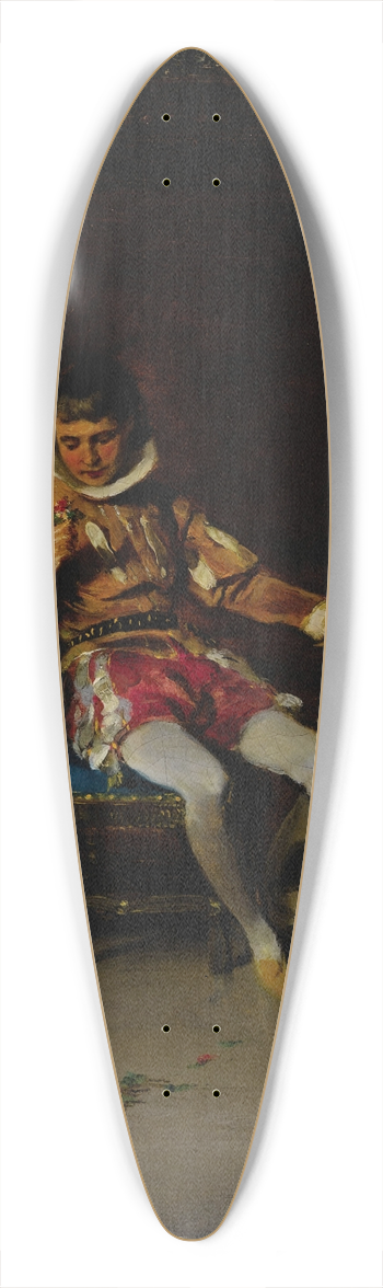 Continental School - The Musician 39.3 inch art pintail longboard deck