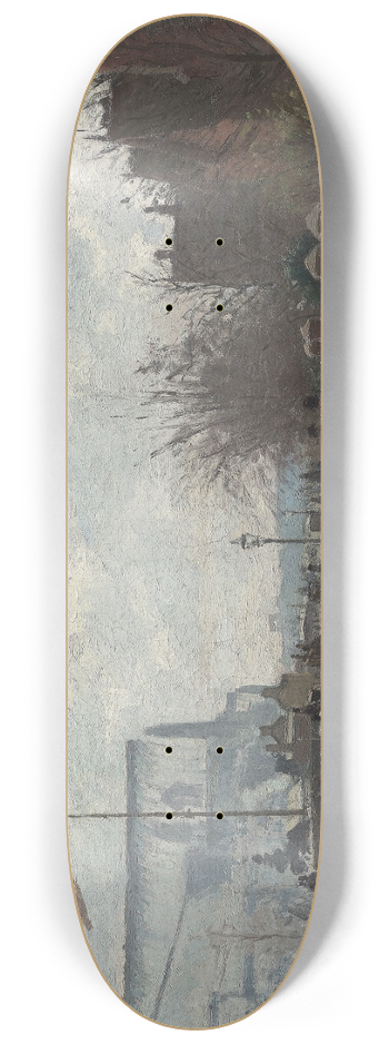 Camille Pissarro - The Crystal Palace 8.25 inch art skate deck