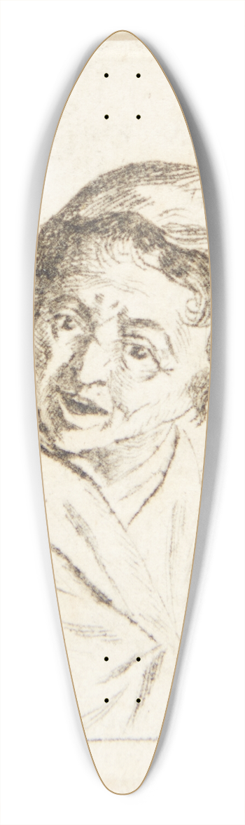 Cornelis Pietersz. Bega - Brystbillede af en kvinde, vendt mod hjre, hovedet drejet mod hjre skulder 39.3 inch art pintail longboard deck