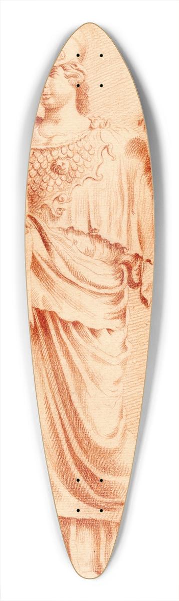 Cornelis Pronk - Beeld van Minerva 39.3 inch art pintail longboard deck