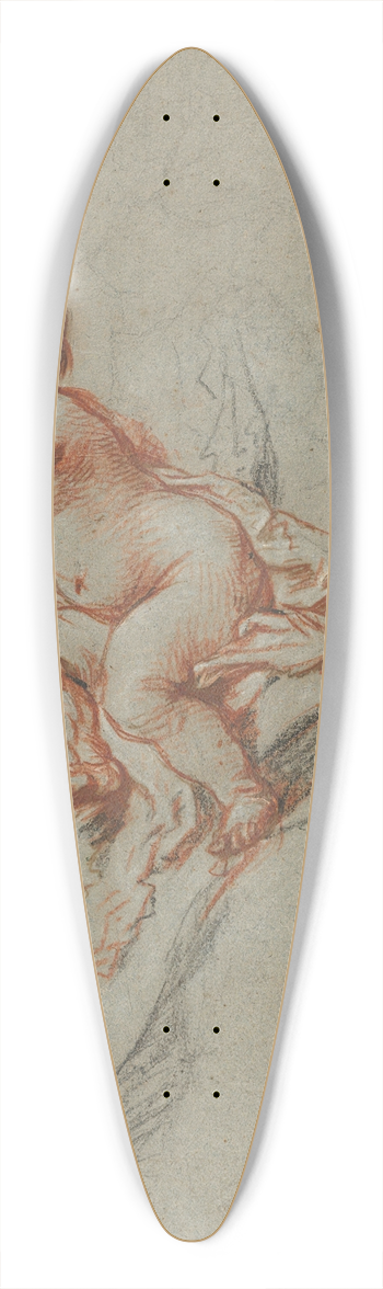 Cornelis Schut - Study of the Virgin and Child 39.3 inch art pintail longboard deck