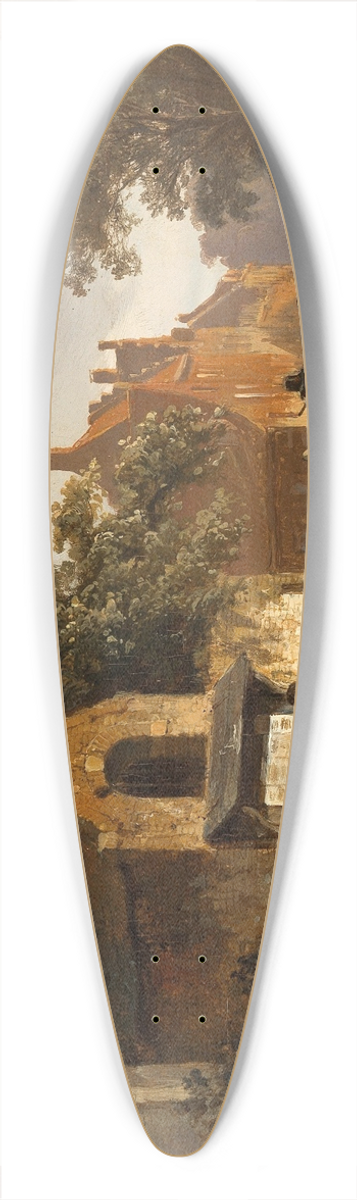 Cornelis Springer - A Village Road 39.3 inch art pintail longboard deck