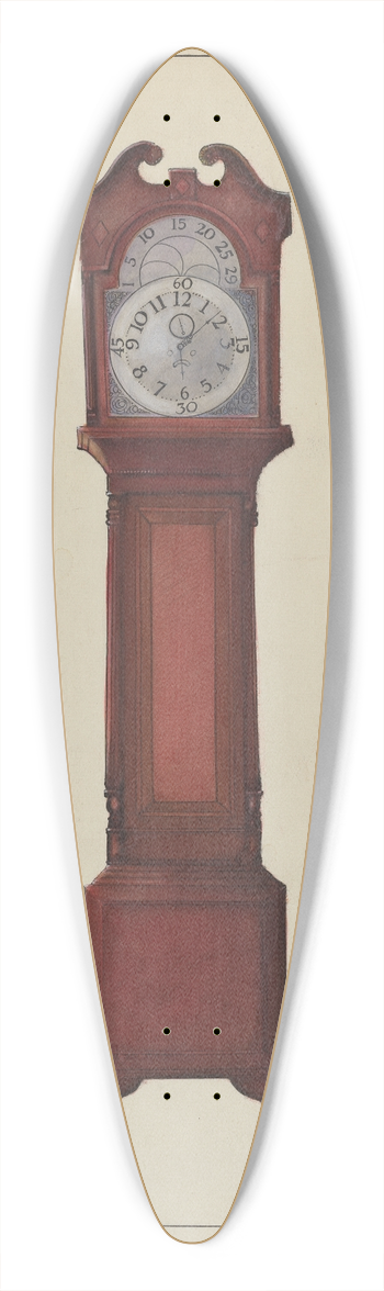 Cornelius Frazier - Grandfathers Clock 39.3 inch art pintail longboard deck