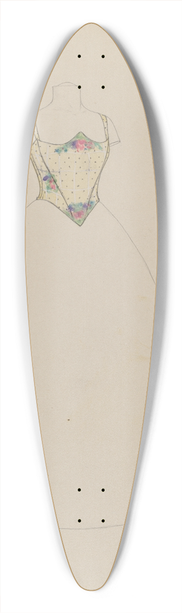 Creighton Kay-Scott - Design for Bodice 39.3 inch art pintail longboard deck