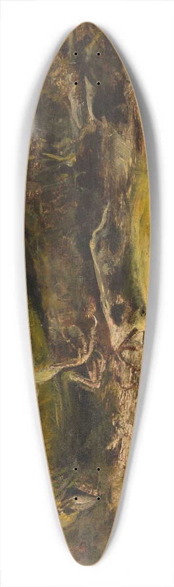 Curt Agthe - Dead birds 39.3 inch art pintail longboard deck