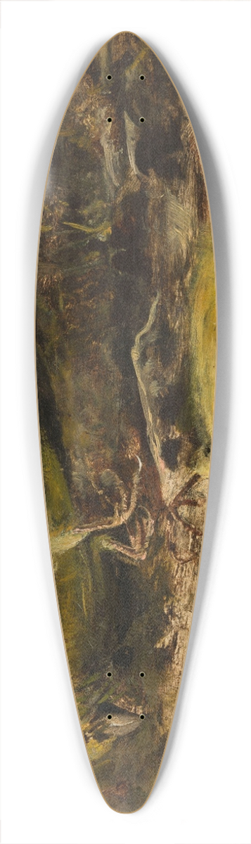 Curt Agthe - Dead birds 39.3 inch art pintail longboard deck