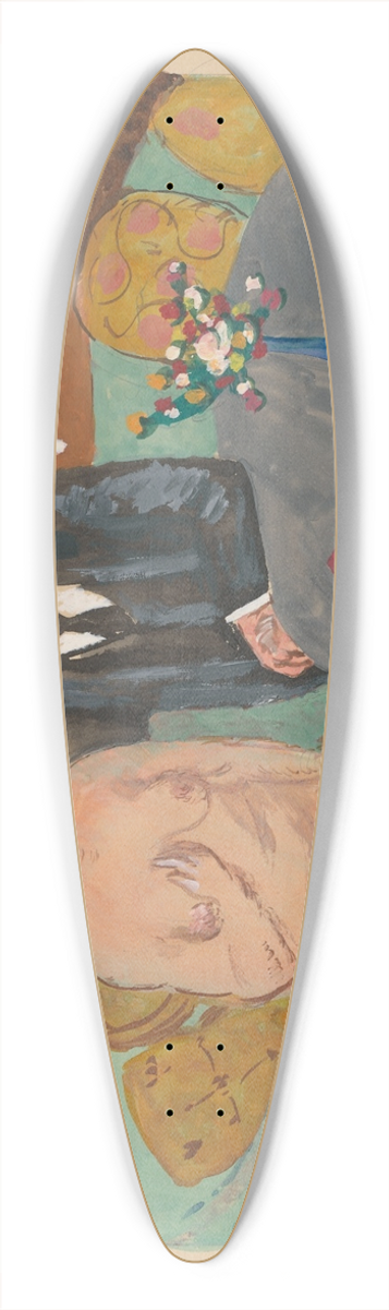Cyprin Majernk - On a Sofa 39.3 inch art pintail longboard deck