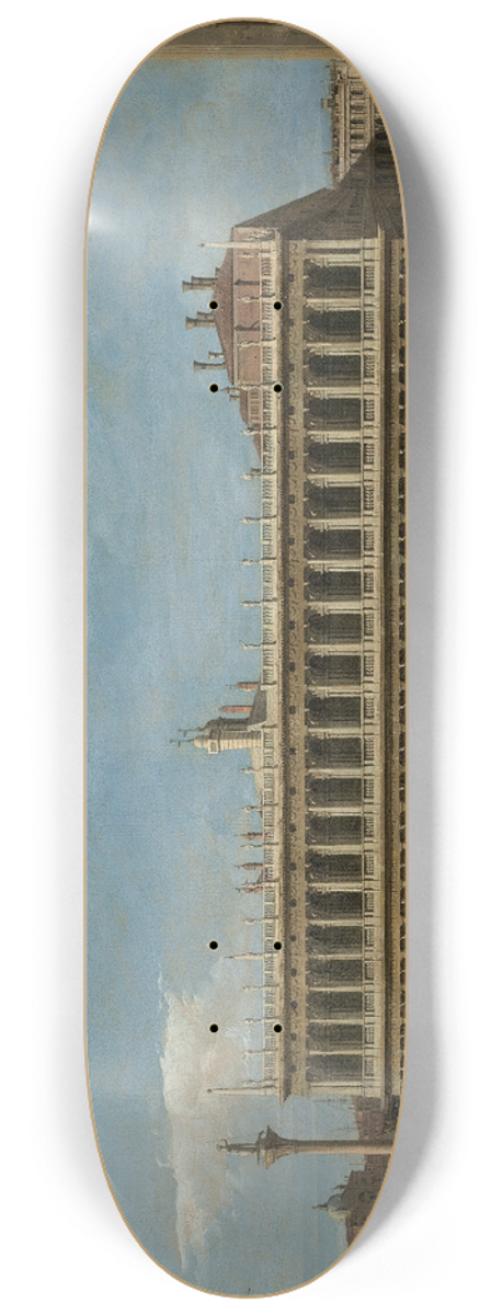 Canaletto - Venice, the Piazzetta, looking west, with the Libreria 8.25 inch art skate deck