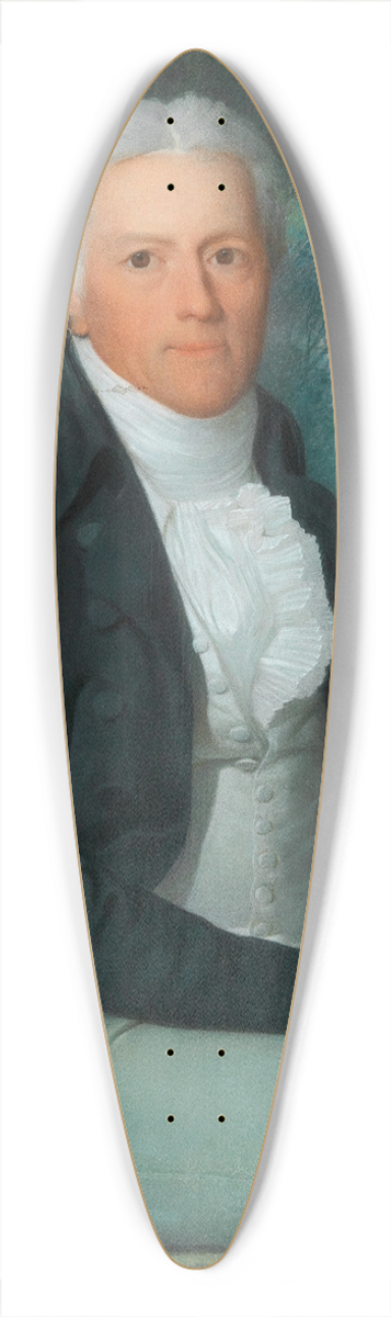 Daniel Caffe - Portrait Of The Prussian Statesman Prince Karl August Von Hardenberg (1750-1822) In The Park Of His Country Estate At Tempelhof Near Berlin 39.3 inch art pintail longboard deck