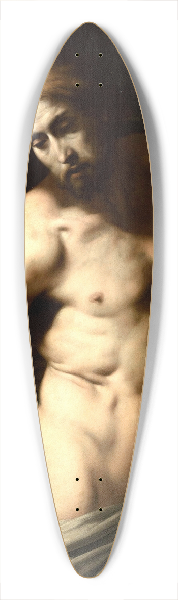Daniele Crespi - The Flagellation 39.3 inch art pintail longboard deck