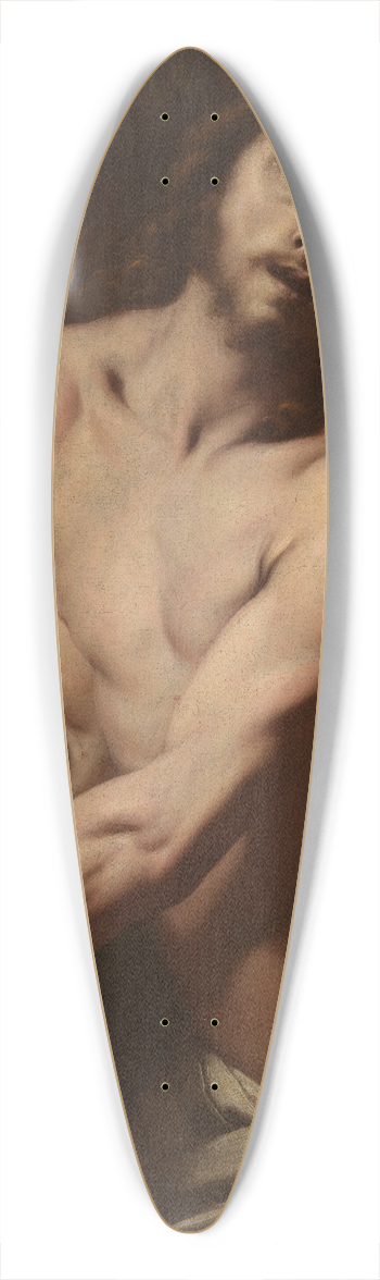 Daniele Crespi - The Mocking of Christ 39.3 inch art pintail longboard deck