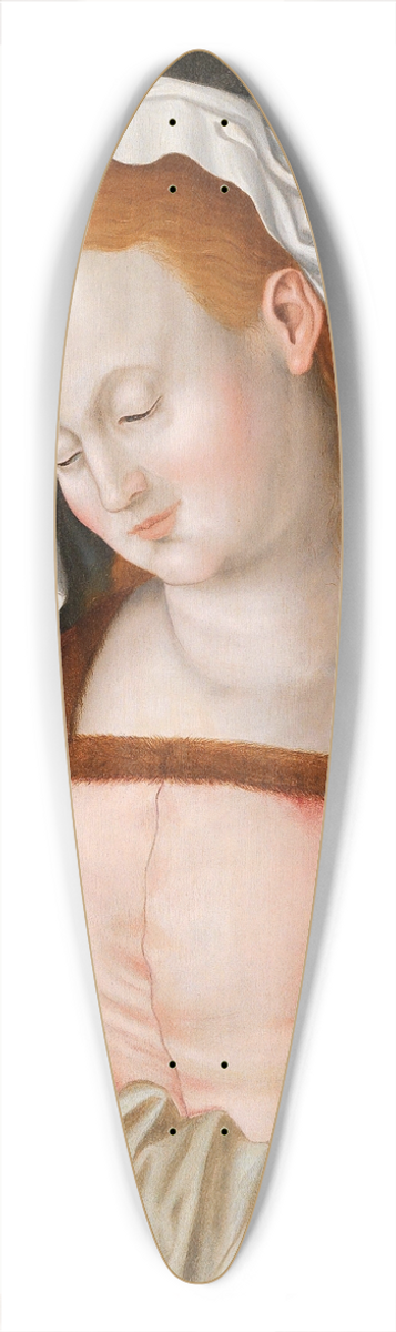 Daniel Frschl - The Virgin at prayer 39.3 inch art pintail longboard deck
