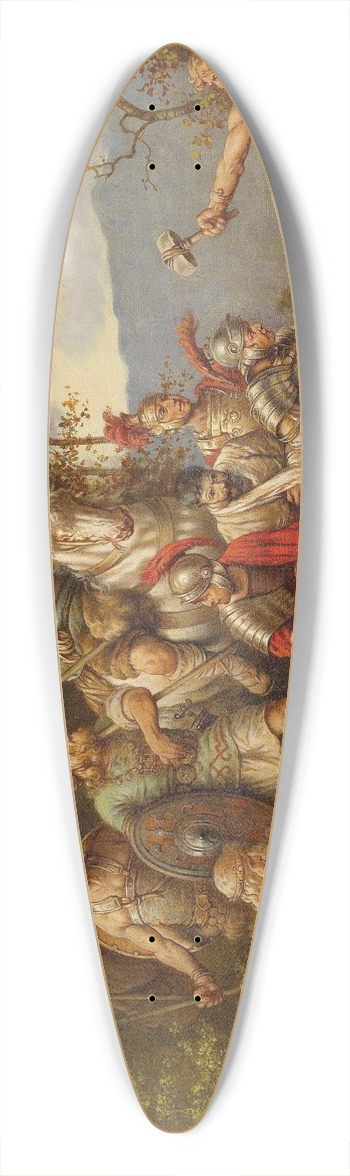 Daniel Hock - Gefangene Rmer und Germanen 39.3 inch art pintail longboard deck