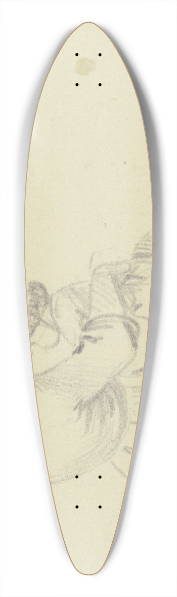 Daniel Nikolaus Chodowiecki - Am Boden sitzendes Mdchen mit einem Kind auf dem Scho 39.3 inch art pintail longboard deck