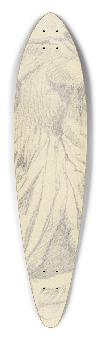 Daniel Nikolaus Chodowiecki - Am Tisch eingeschlafene Frau 39.3 inch art pintail longboard deck