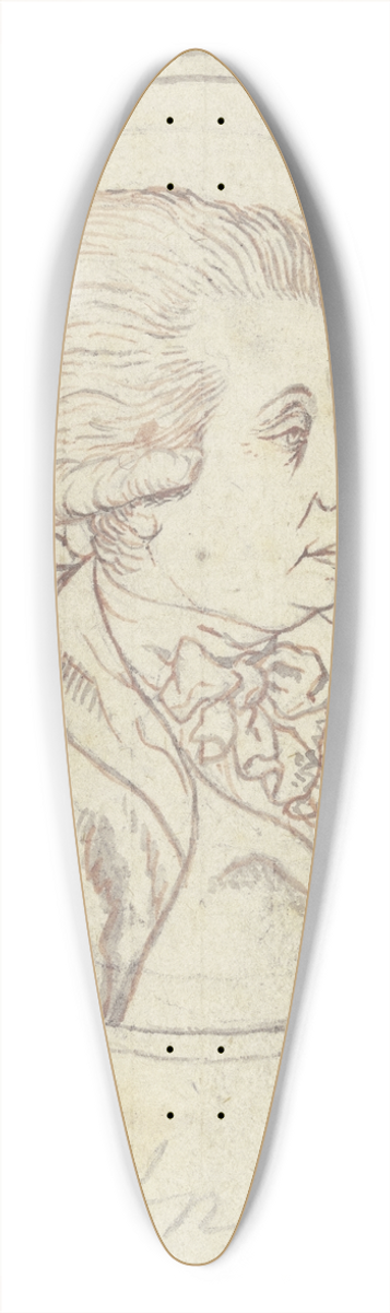 Daniel Nikolaus Chodowiecki - Bildnis des Geheimrats Hoepfner 39.3 inch art pintail longboard deck