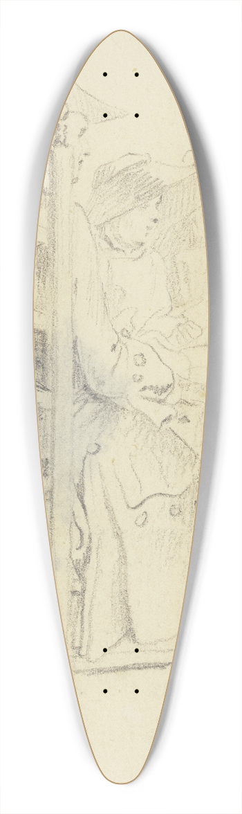 Daniel Nikolaus Chodowiecki - Dinner party 39.3 inch art pintail longboard deck