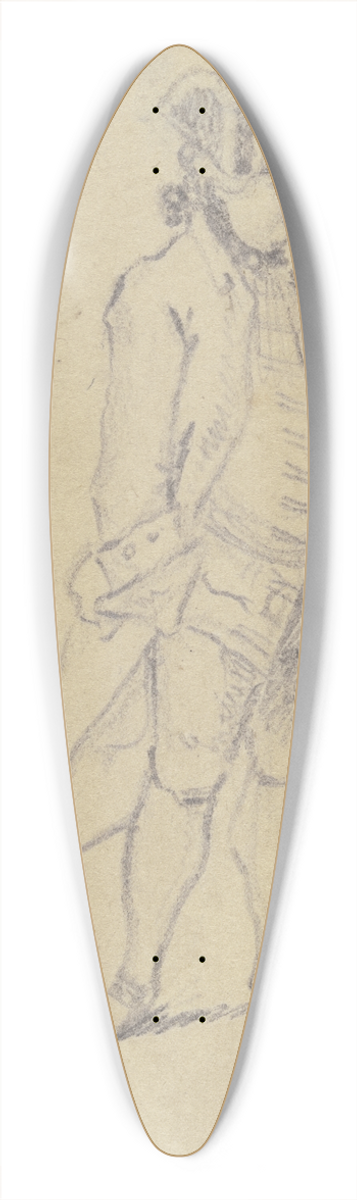 Daniel Nikolaus Chodowiecki - Stehender Offizier mit Degen. 39.3 inch art pintail longboard deck