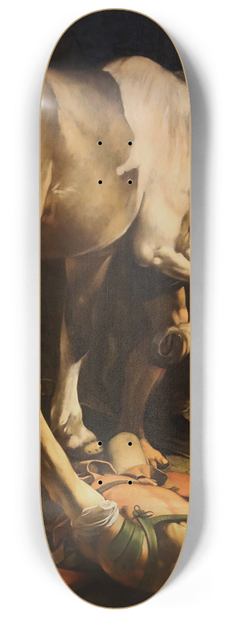 Caravaggio - Conversion of Saint Paul 8.25 inch art skate deck