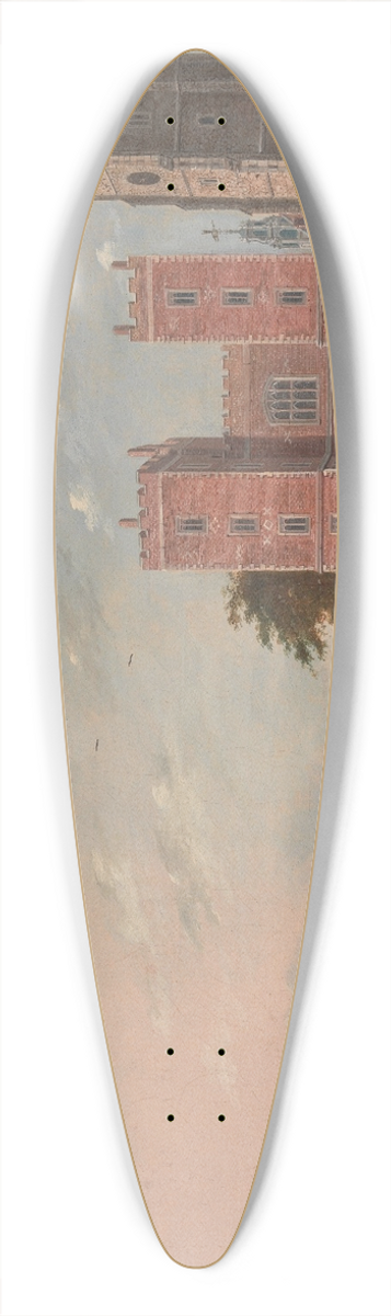 Daniel Turner - Lambeth Palace from the West 39.3 inch art pintail longboard deck
