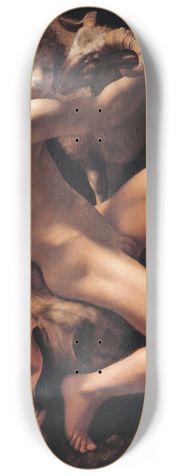 Caravaggio - Saint John the Baptist 8.25 inch art skate deck
