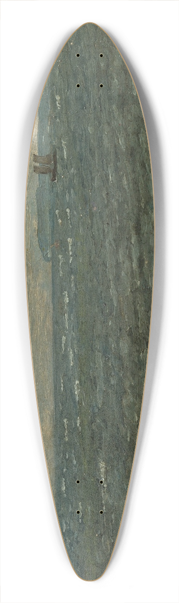 Dankvart Dreyer - Seascape with impending rain. Lilleblt 39.3 inch art pintail longboard deck