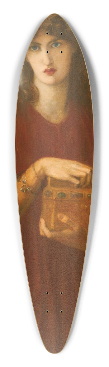 Dante Gabriel Rossetti - Pandora 39.3 inch art pintail longboard deck