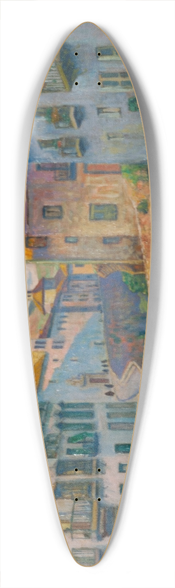 Daro de Regoyos - El Darro 39.3 inch art pintail longboard deck