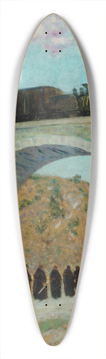Daro de Regoyos - Vendredi Saint en Castille (Good Friday in Castile) 39.3 inch art pintail longboard deck