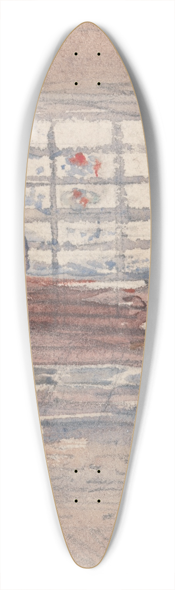 David Cox - A Tudor Room with Figures 39.3 inch art pintail longboard deck