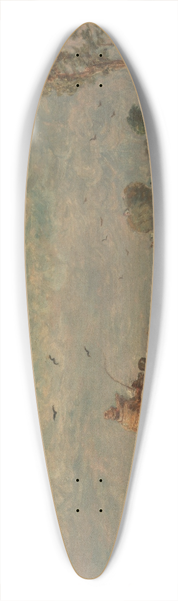 David Cox - Going to the Hayfield 39.3 inch art pintail longboard deck