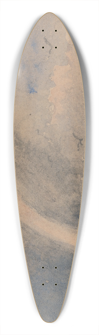 David Cox - Morecambe Sands 39.3 inch art pintail longboard deck