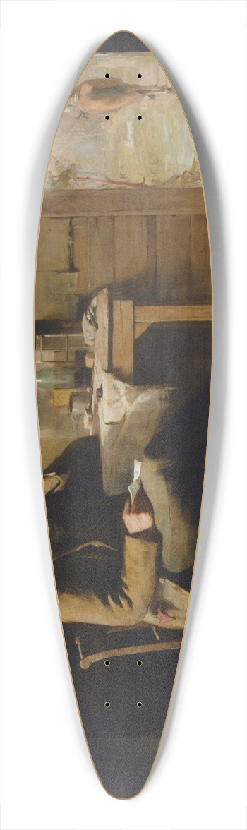 David Davies - From a distant land 39.3 inch art pintail longboard deck