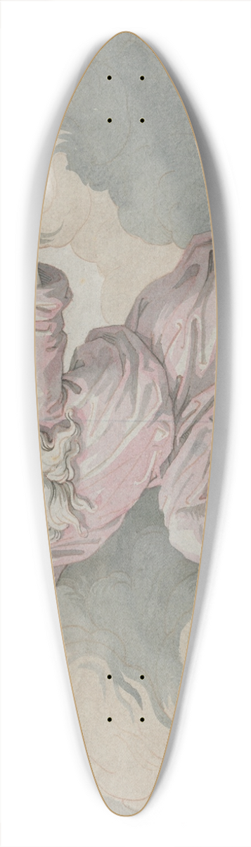 David Humbert de Superville - God scheidt licht en duisternis 39.3 inch art pintail longboard deck