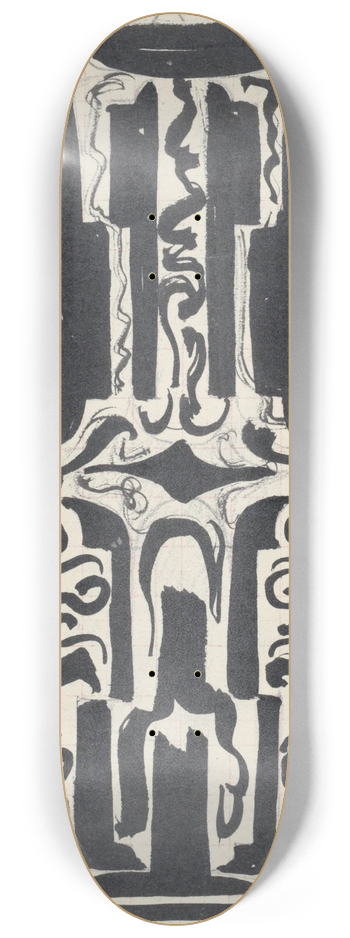 Carel Adolph Lion Cachet - Decoratief ontwerp 8.25 inch art skate deck