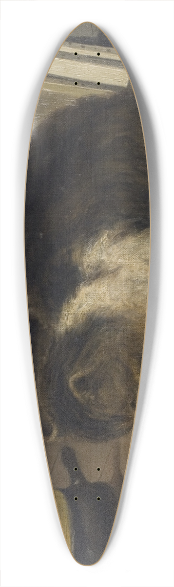 David Jacobsen - The Cat in the Studio 39.3 inch art pintail longboard deck