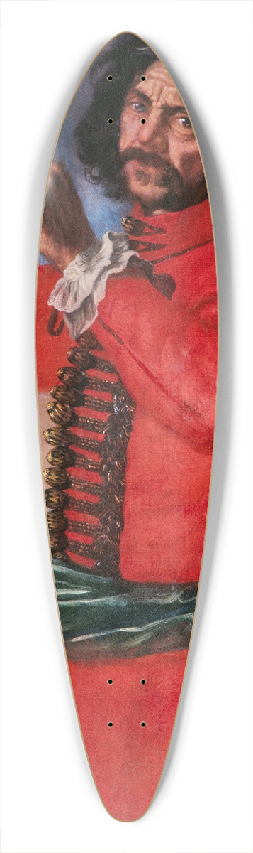 David Klcker Ehrenstrahl - Hindrik Hasenberger 39.3 inch art pintail longboard deck