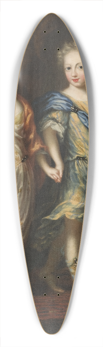 David Klcker Ehrenstrahl - Karl XII, 1682-1718, King of Sweden and Hedvig Sofia, 1681-1708, Princess of Sweden 39.3 inch art pintail longboard deck