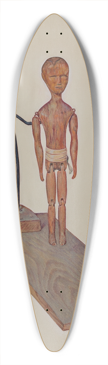 David Ramage - Jigging Figure 39.3 inch art pintail longboard deck
