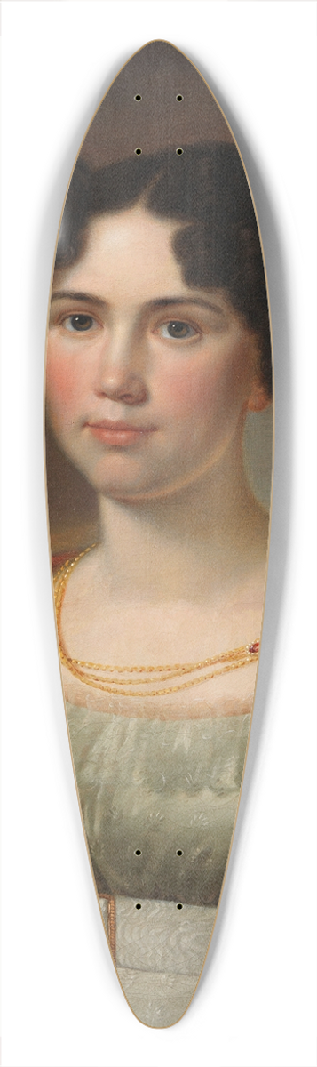 David Sulzer - Portrt einer jungen Dame 39.3 inch art pintail longboard deck