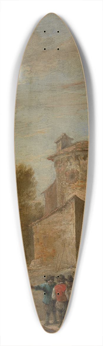 David Teniers The Younger - Afternoon 39.3 inch art pintail longboard deck