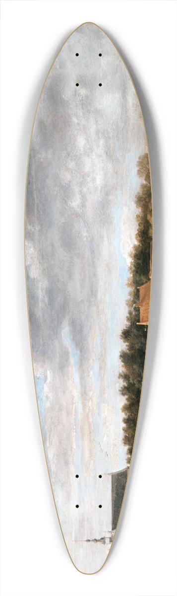David Teniers The Younger - Brickmakers near Hemiksem 39.3 inch art pintail longboard deck