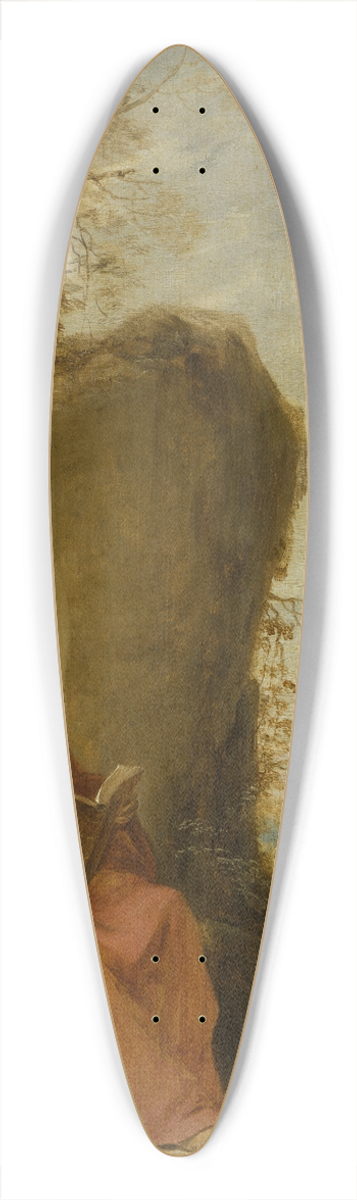 David Teniers The Younger - St Jerome in the Desert 39.3 inch art pintail longboard deck