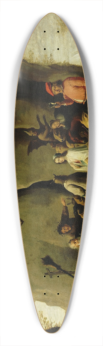 David Teniers The Younger - Temptation Of St. Anthony 39.3 inch art pintail longboard deck
