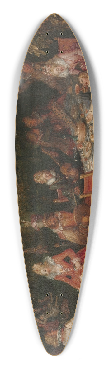 David Vinckboons - Garden Party (Fte Champtre) 39.3 inch art pintail longboard deck