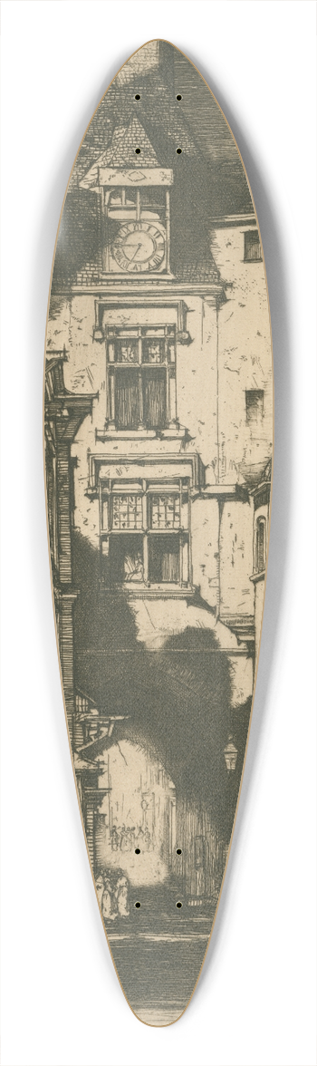 David Young Cameron - Amboise 39.3 inch art pintail longboard deck